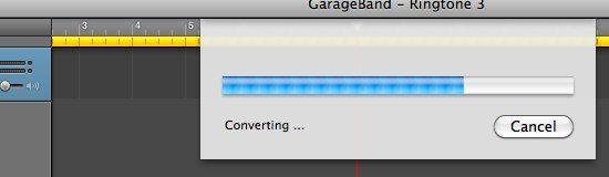 Преобразование песни в дорожку GarageBand