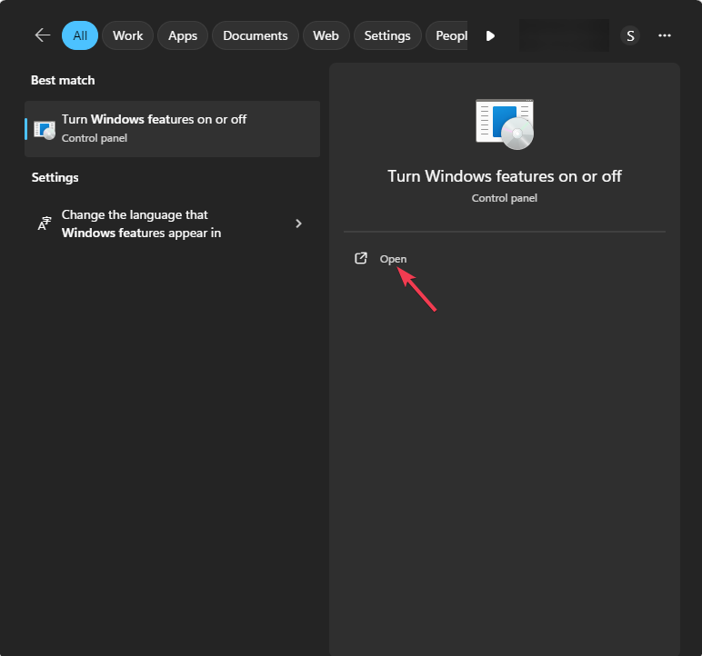 Окно компонентов Windows для включения платформы виртуализации