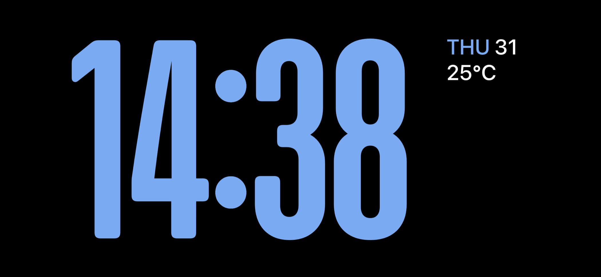 Режим часов в StandBy