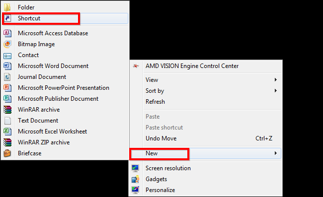 Создание ярлыка на рабочем столе с командой QSDNS