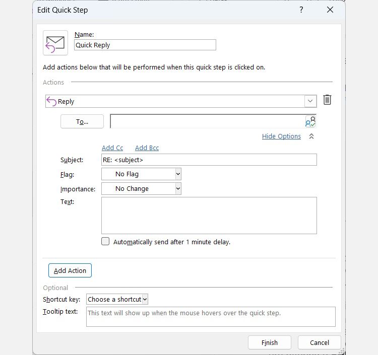 Редактирование шаблона ответа в Outlook
