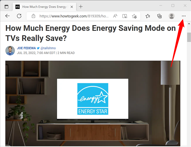 Щёлкните три точки в правом верхнем углу.