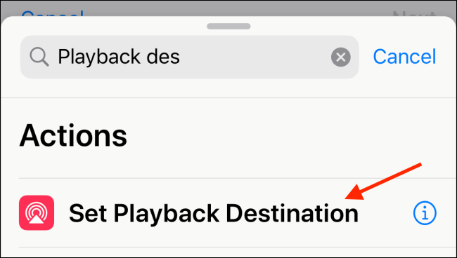 Выберите действие Установить устройство воспроизведения