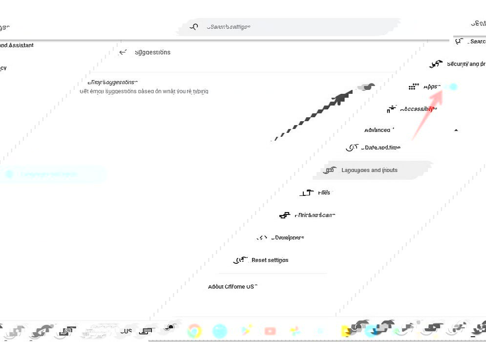 Переключатель подсказок эмодзи