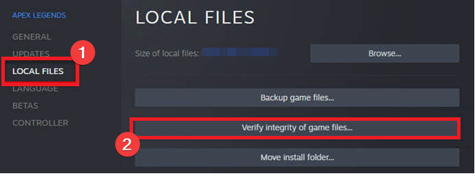 Проверка целостности файлов в Steam