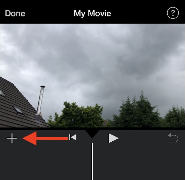 Кнопка '+' для добавления второго видео