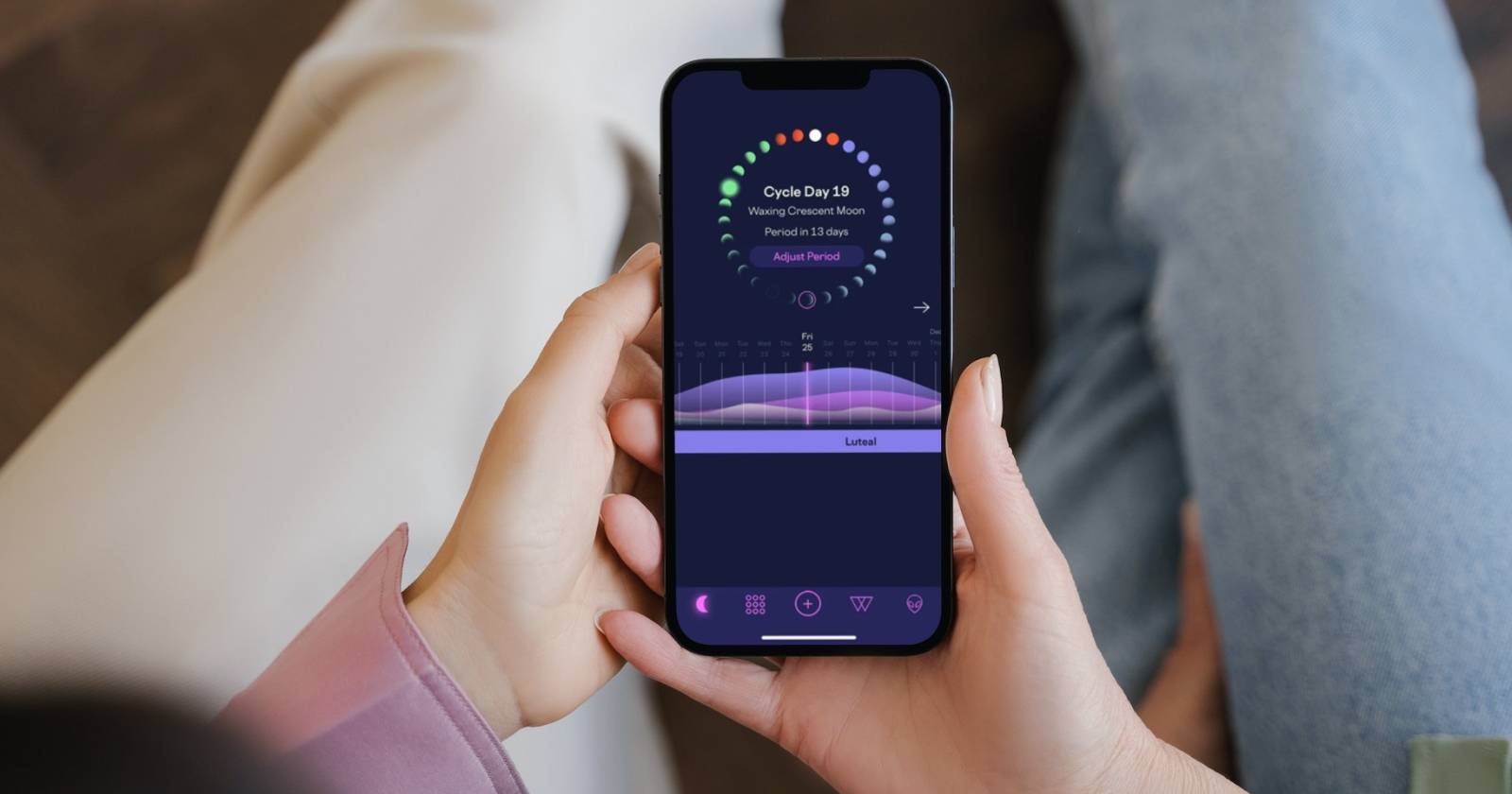 Использование приложения Stardust на iPhone