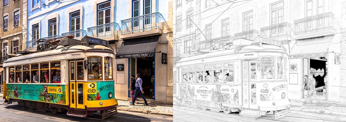 Эффект карандашного скетча в GIMP