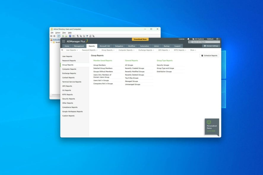 Просмотр групп Active Directory в Windows 10 и 11