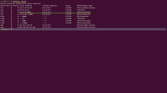 Порты Varnish по умолчанию: 6081 и 6082