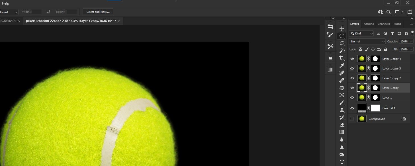 Шаг 5: Дублировать Layer 1 Copy три раза