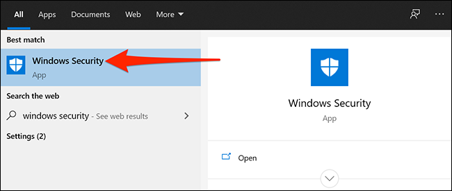 Access Windows Security