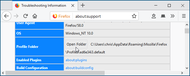 Создание папки chrome в профиле Firefox