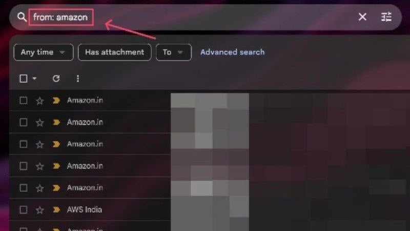 Удалить все письма от одного отправителя в Gmail