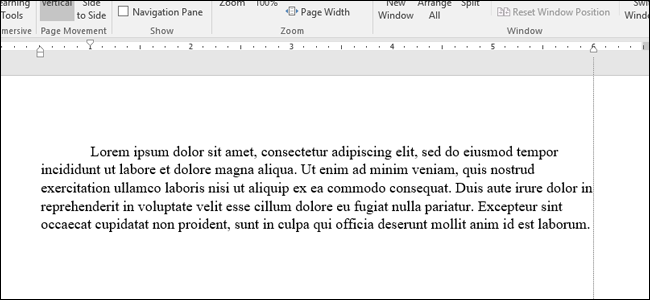 Правый отступ абзаца на линейке
