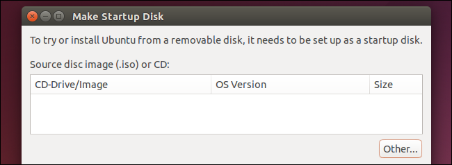 Инструмент Startup Disk Creator в Ubuntu