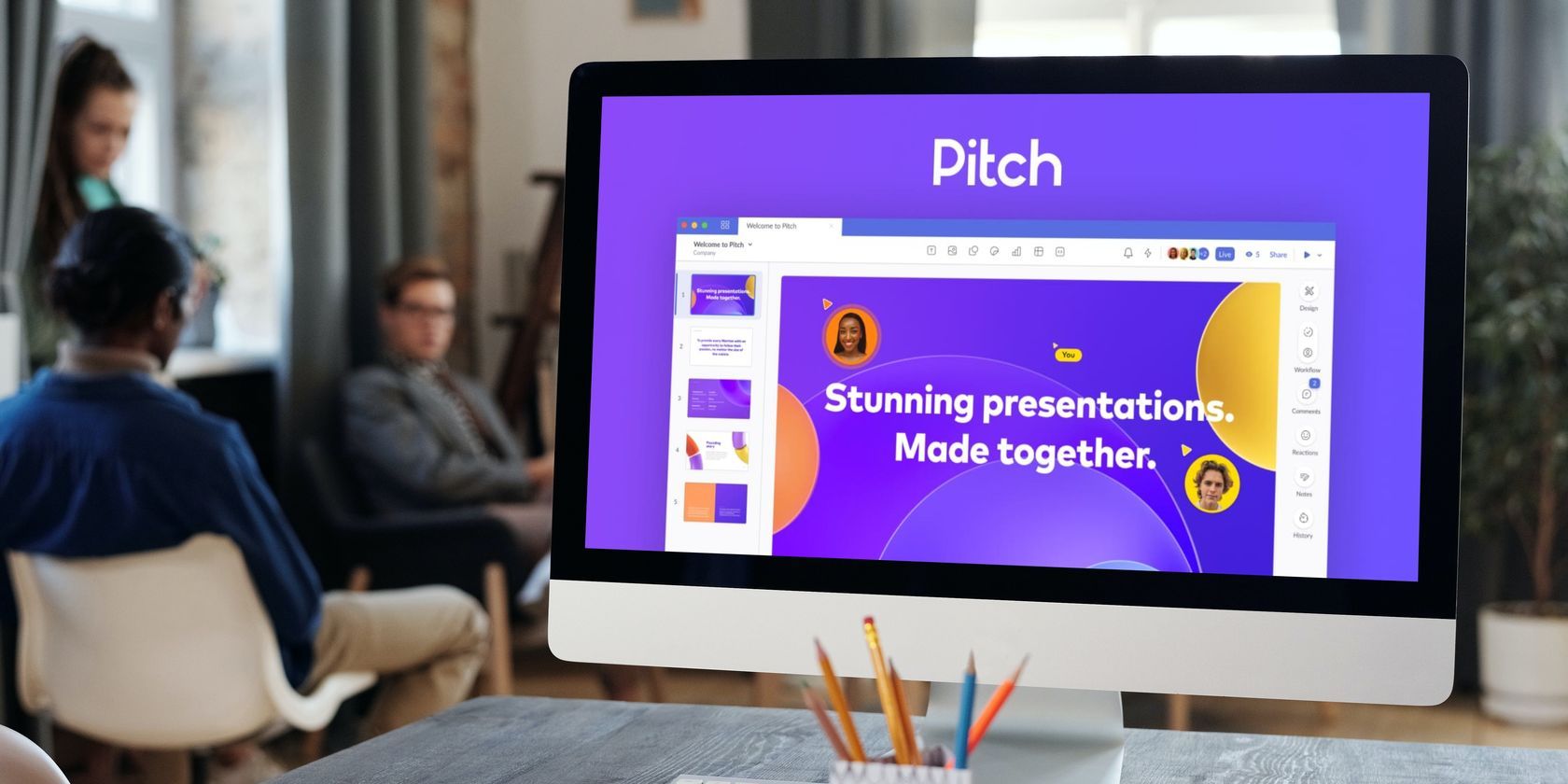 Pitch — быстрое создание презентаций