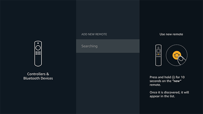 fire stick add new remote