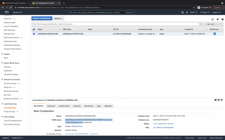 LoadBalancer созданный Ingress Controller