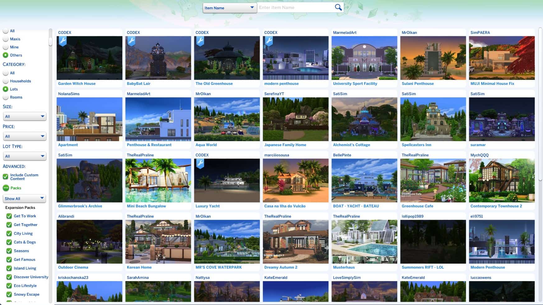 Библиотека игр в Sims 4