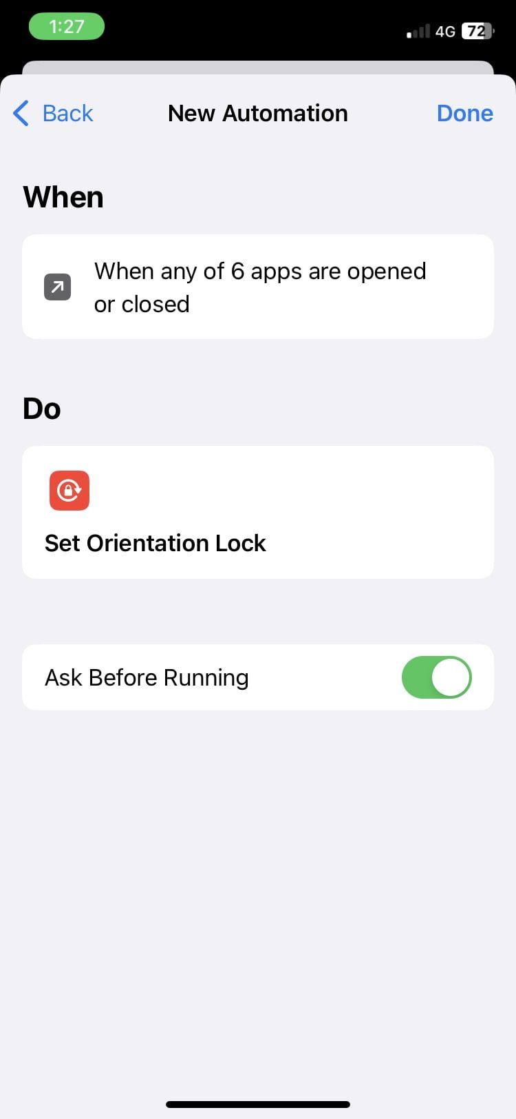 Переключатель «Спрашивать перед запуском» в положении выключено