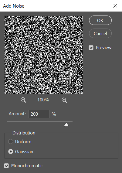 Добавление эффекта снега в изображение