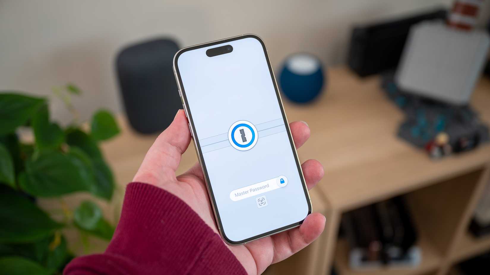 1Password на iPhone 14 Pro — пример использования менеджера паролей на мобильном устройстве.