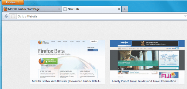 Узкие вкладки Firefox