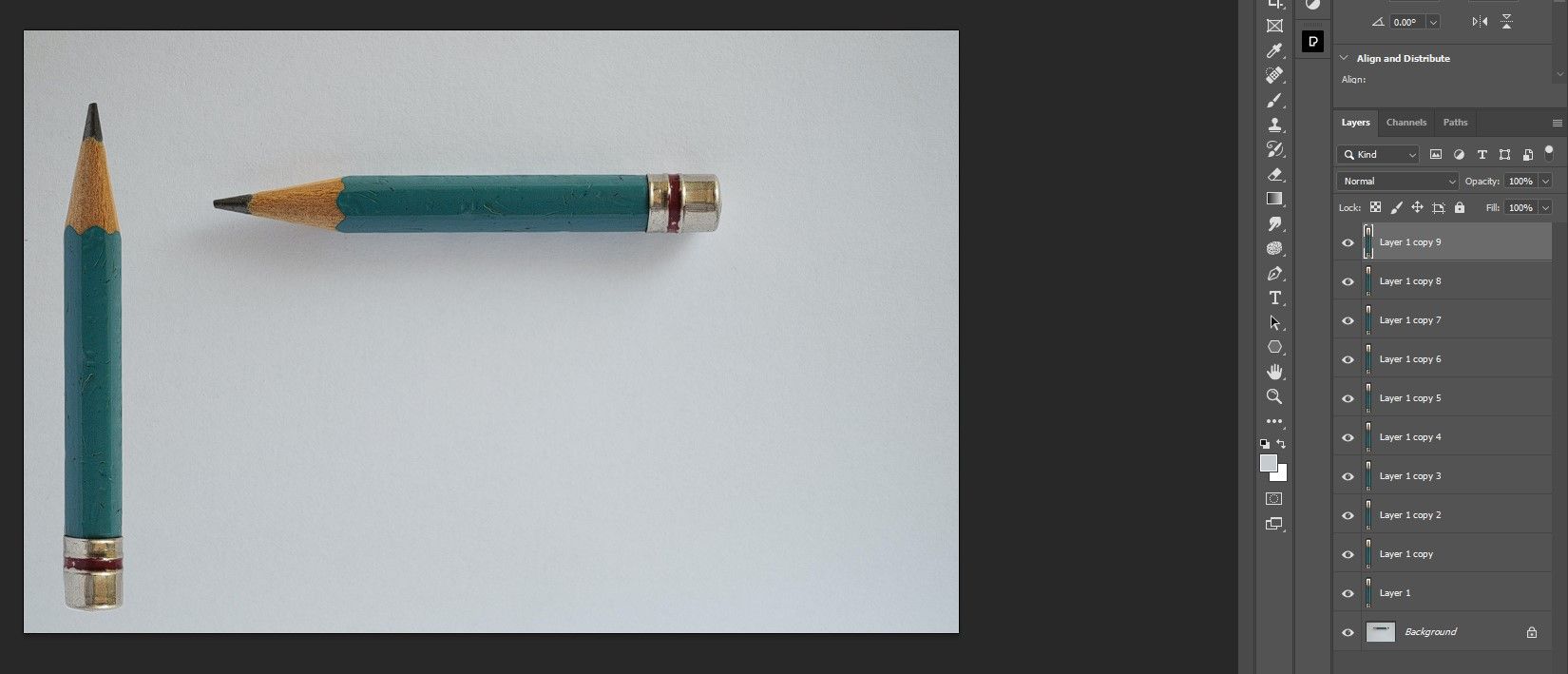 Создайте несколько копий объекта