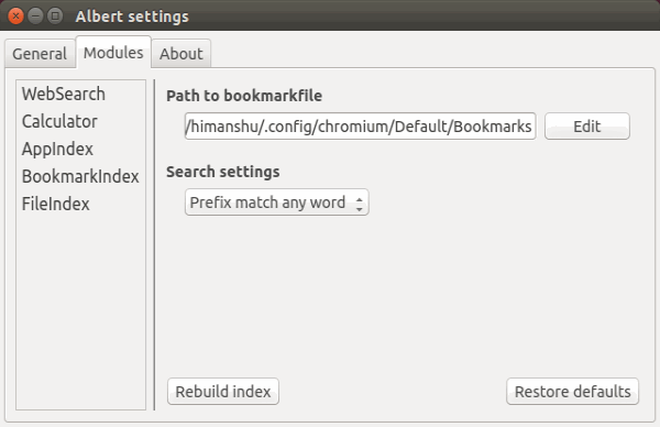 BookmarkIndex — поиск по закладкам Chromium