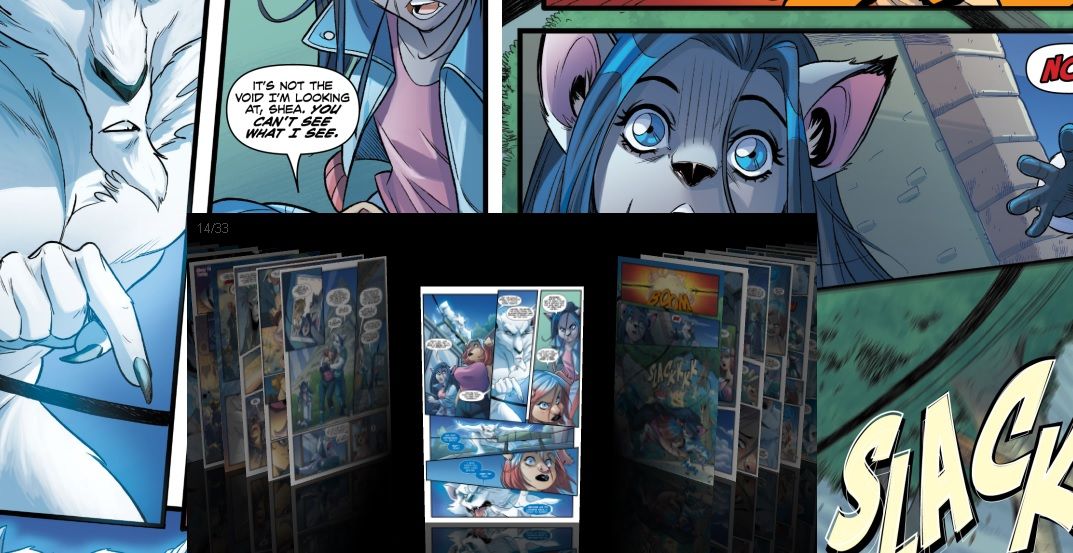 Функция page flow в YACReader