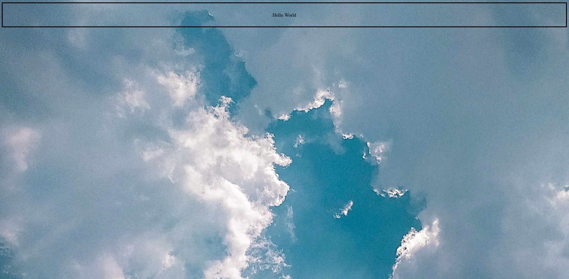 Пример фонового изображения, занимающего фон страницы