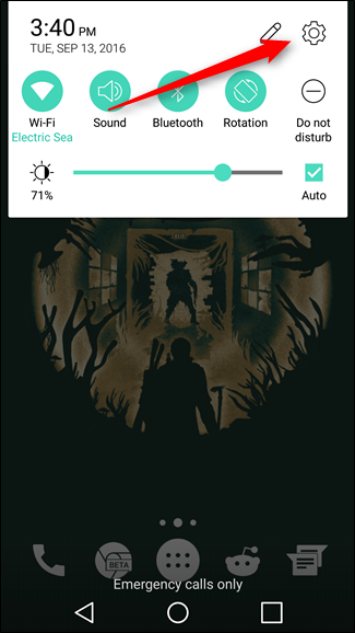 Настройки приложений на LG