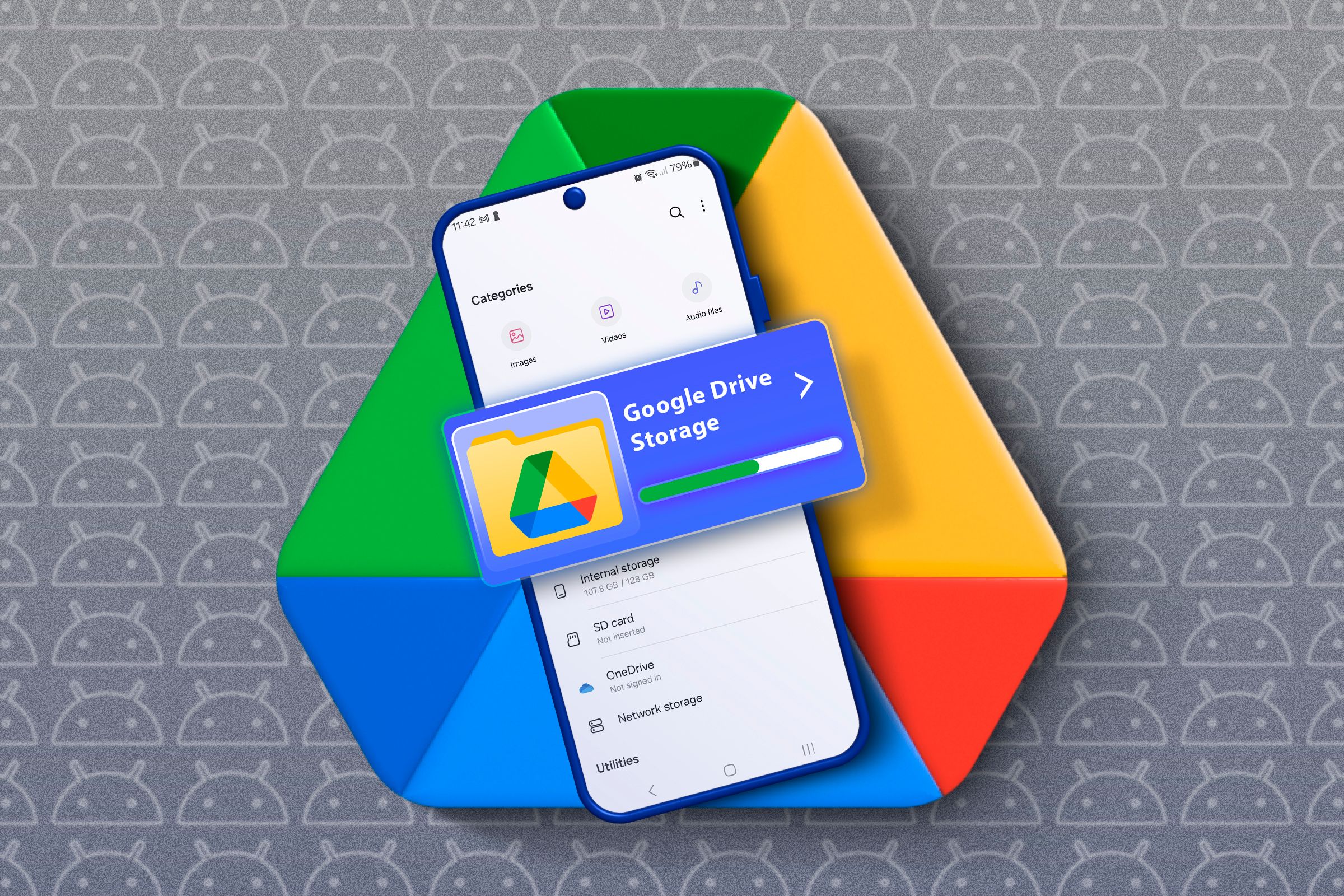 Google Drive в файловом менеджере Android