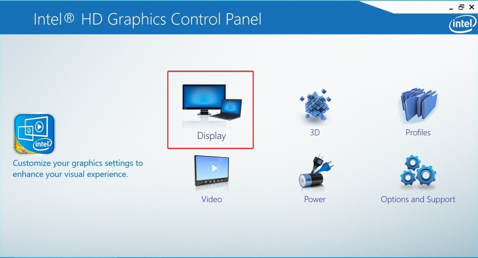 Intel Graphics Control Panel — добавление разрешения