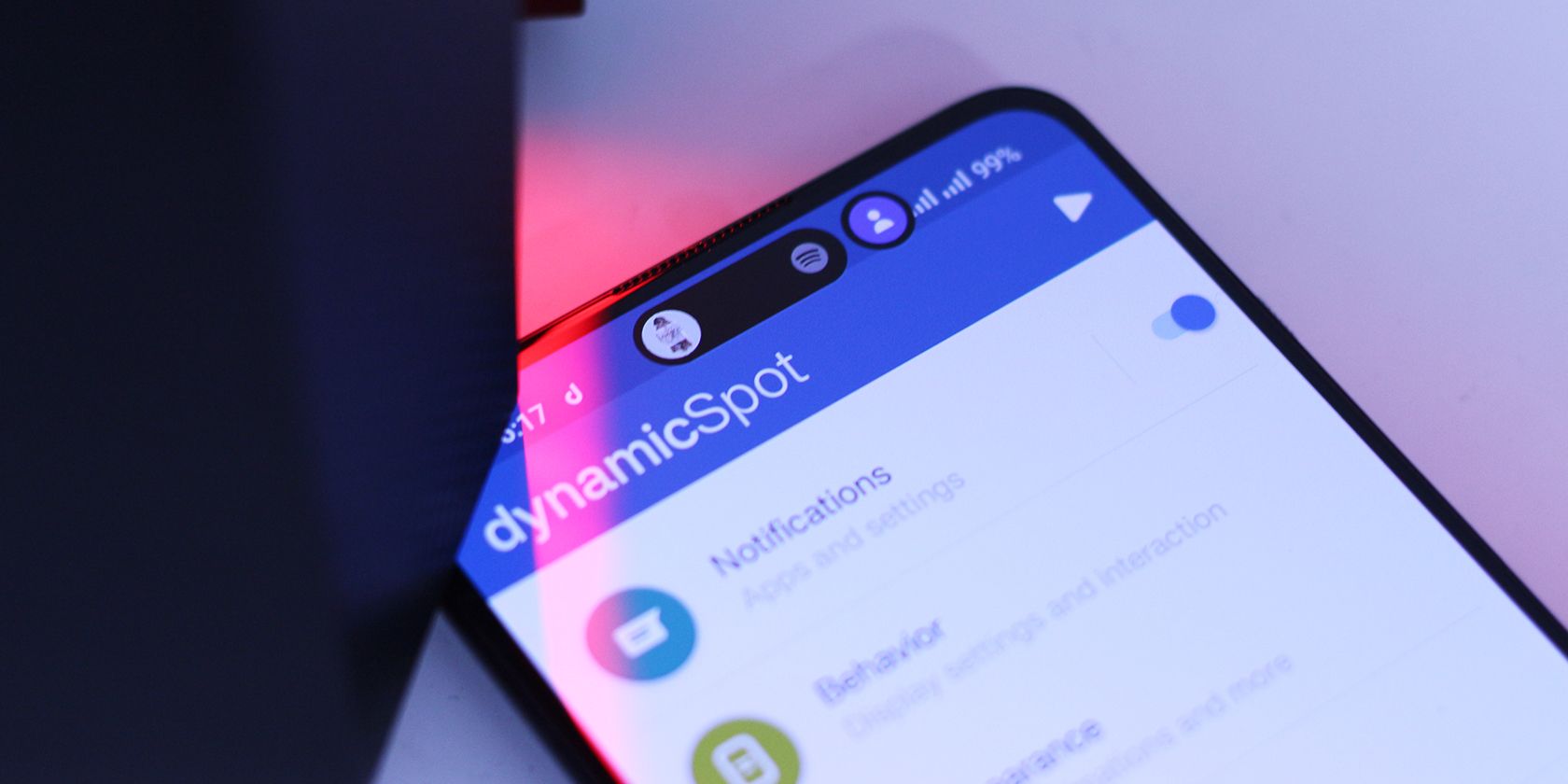 Dynamic Island на Android — dynamicSpot