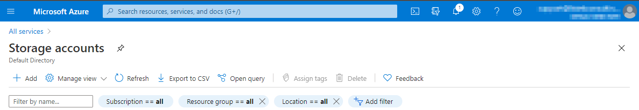 Нажмите «Добавить», чтобы начать мастер создания