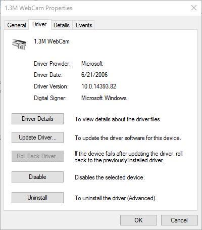 Откат драйвера в Диспетчере устройств