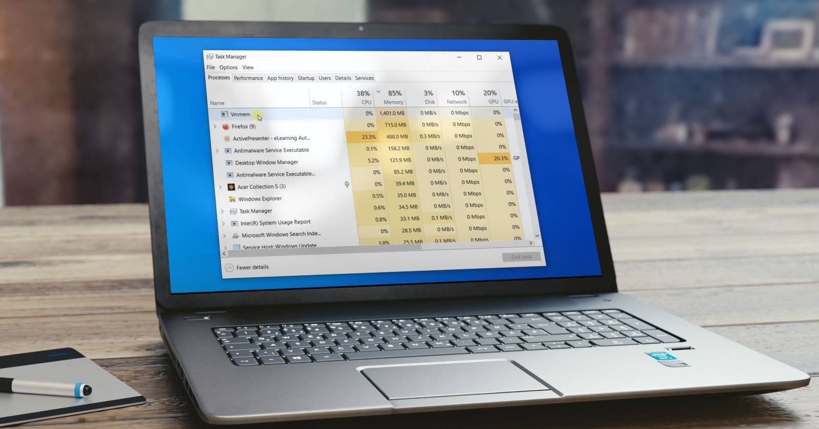 Vmmem в Windows: почему использует много ресурсов