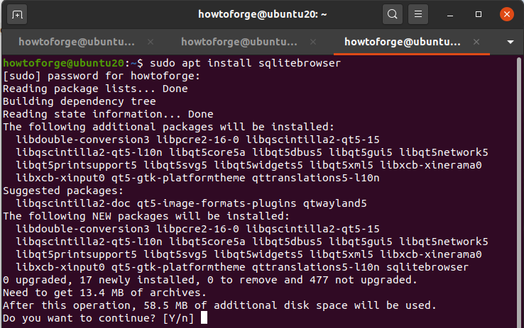 Установка SQLite Browser