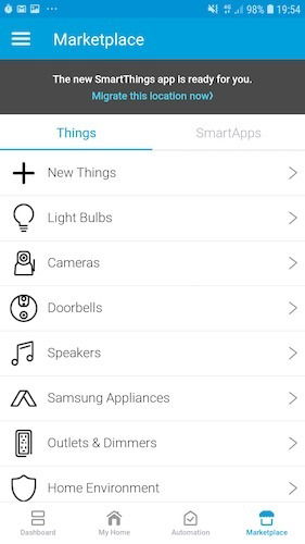 Установка дополнительных SmartApps в Marketplace Samsung