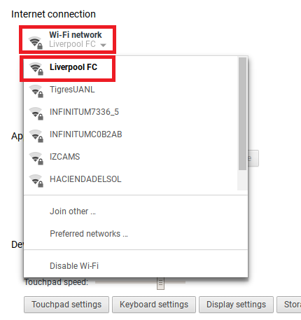 сеть-wifi-хромбук
