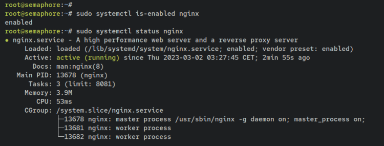Проверка Nginx