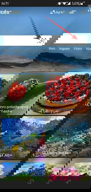 Perform Reverse Image Search Android Yandex Upload