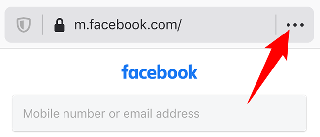 Нажмите три точки в правом верхнем углу Firefox.