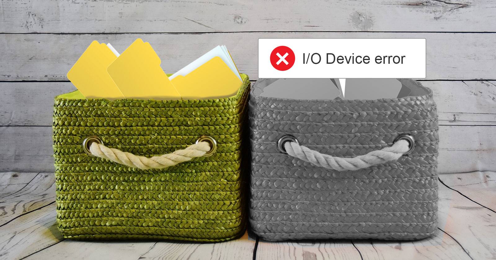 Как исправить I/O device error в Windows