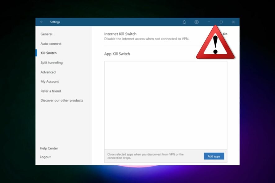 Как исправить неработающий kill switch NordVPN