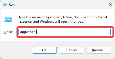 Окно «Программы и компоненты» в Windows