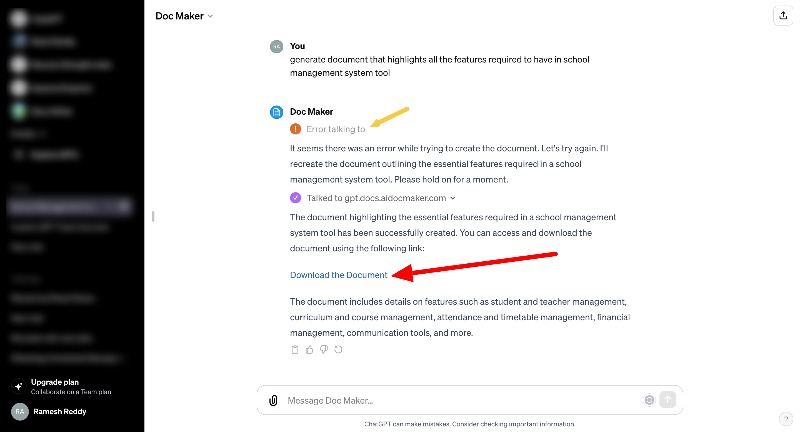 Интерфейс Docmaker, создание документов и презентаций