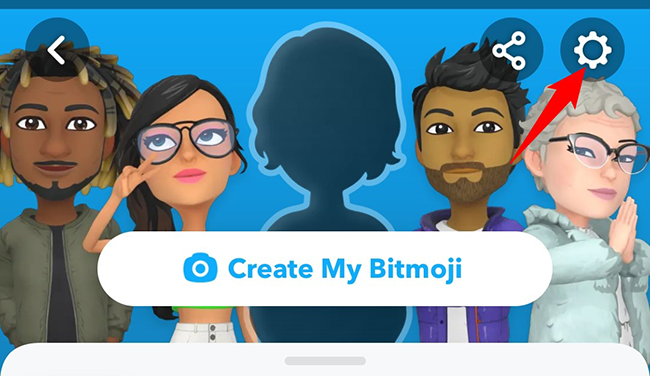 Пункт меню «Имя» в настройках Snapchat